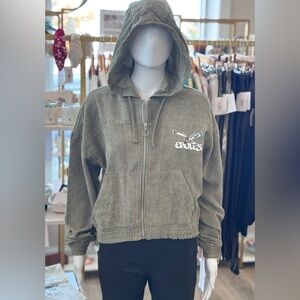 Eagles Corduroy Cropped Jacket